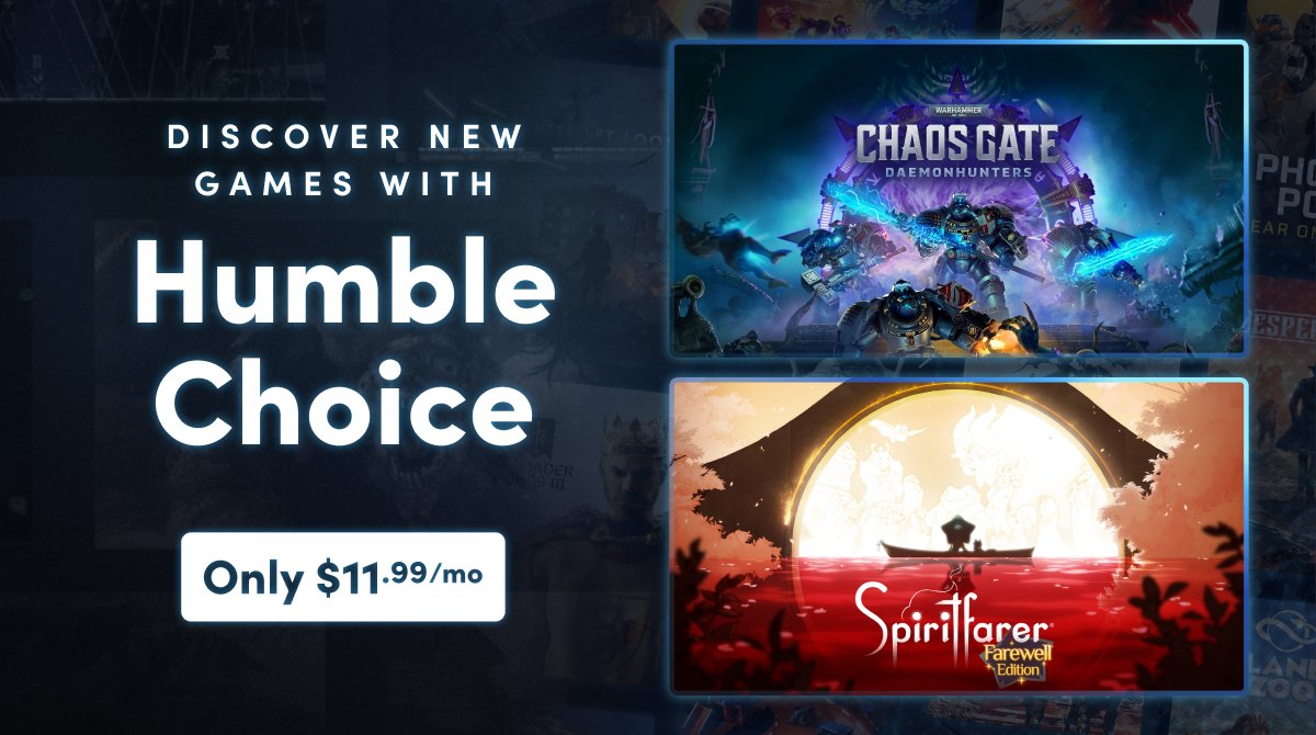 Humble Choice 2023 五月包，《Warhammer 40,000: Chaos Gate》及7款遊戲可選擇